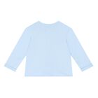 Baby Boys Ivory & Blue Tracksuit Set, 2, hi-res