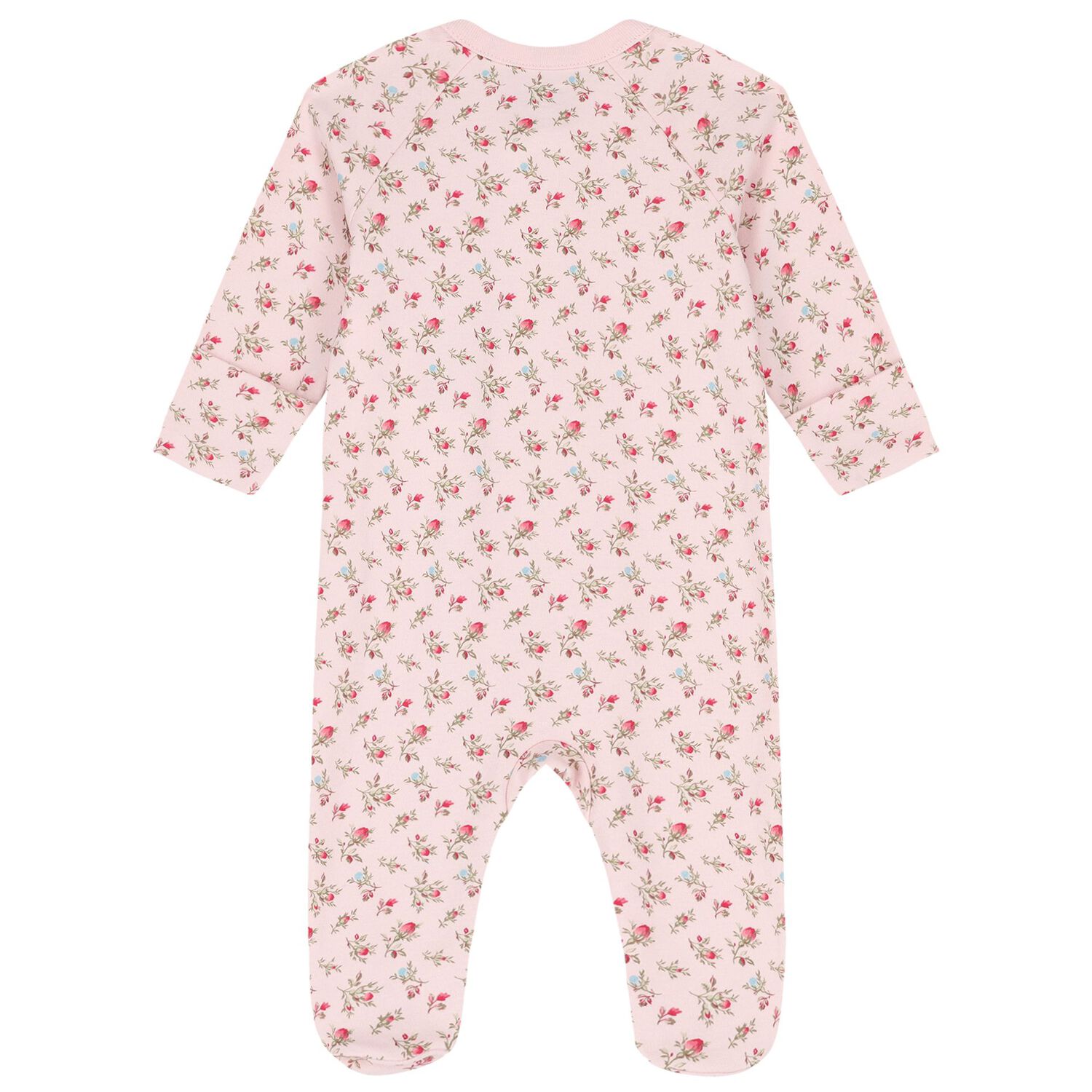Baby Girls Pink Floral Babygrow Gift Set, 1, hi-res