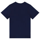 Boys Navy Logo T-Shirt, 1, hi-res