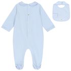 Baby Boys Blue Medusa Logo Babygrow Gift Set, 2, hi-res