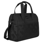 Black Logo Baby Changing Bag, 1, hi-res