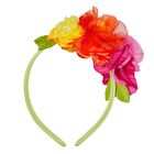 Girls Pink Flower Headband, 1, hi-res