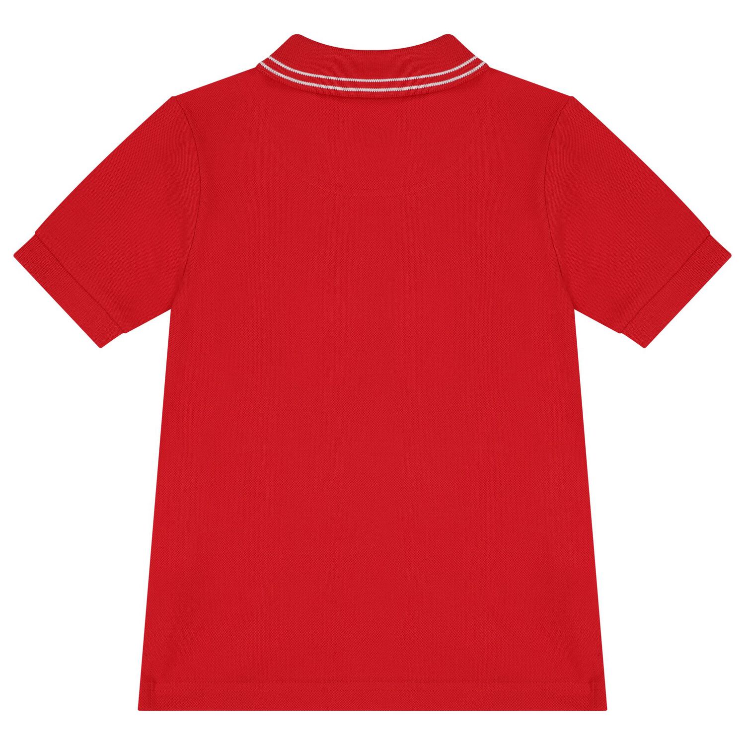 Boys Red Logo Polo Shirt, 1, hi-res