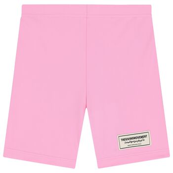 The Giving Movement Girls Pink Logo Softskin Cycling Shorts , 1 Girls Pink Logo Softskin Cycling Shorts
