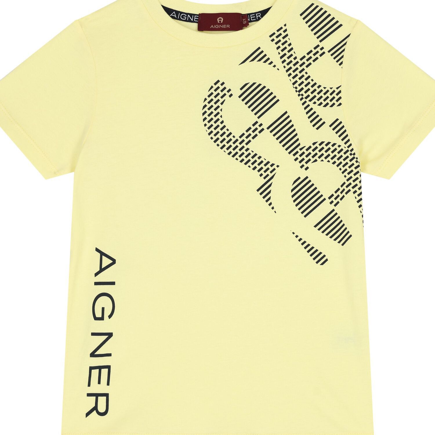 Boys Yellow Logo T-Shirt, 3, hi-res