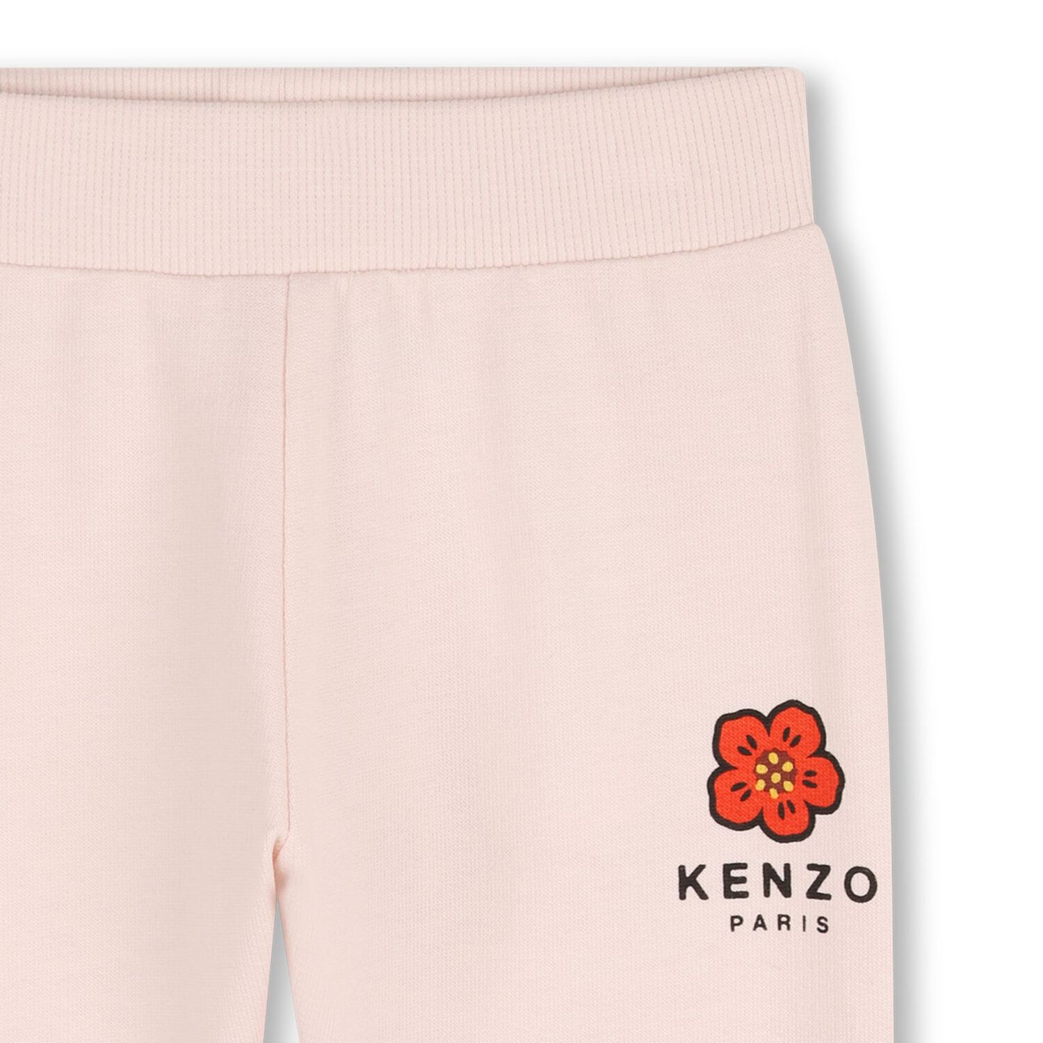 Younger Girls Pink & Ivory Boke Flower Tracksuit Set, 1, hi-res