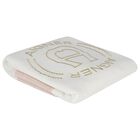 Baby Girls Ivory & Pink Logo Blanket, 3, hi-res