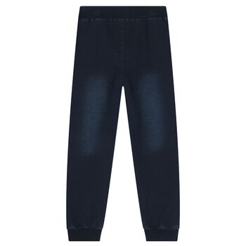 Boys Denim Blue Joggers