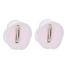 Girls Pink Crystal & Pearl Flower Clip Set, 1, hi-res