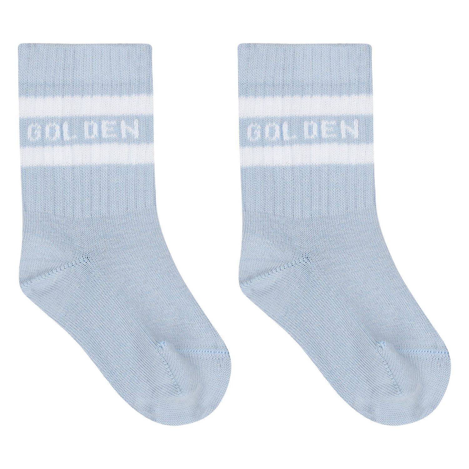 Ivory & Blue Leather Baby Pre Walker Shoes Set, 1, hi-res