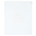 Baby Girls White Floral Blanket, 1, hi-res