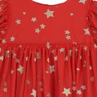 Girls Red Stars Tulle Dress, 1, hi-res