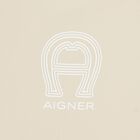 Beige & White Logo Baby Nest, 1, hi-res