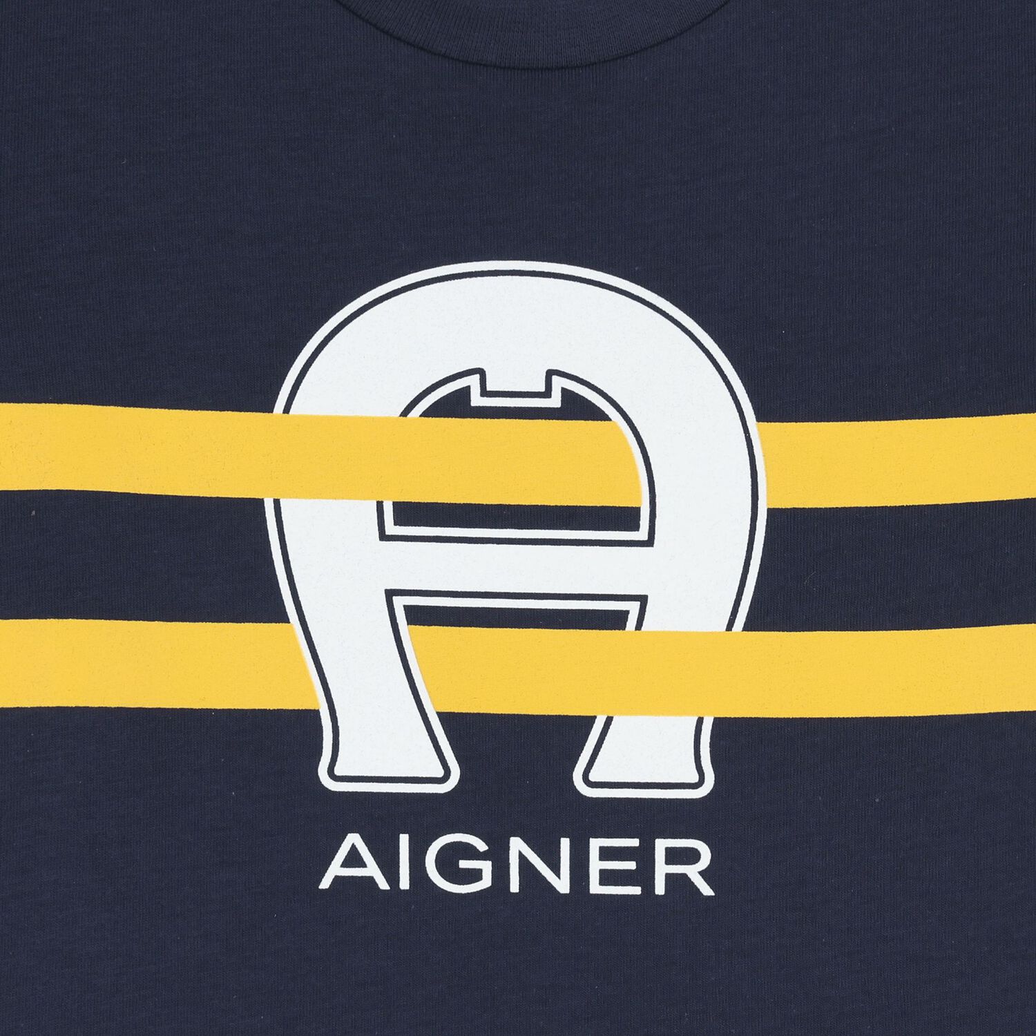 Younger Boys Navy Blue Logo T-Shirt, 2, hi-res