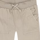 Younger Boys Beige Teddy Bear Joggers, 2, hi-res