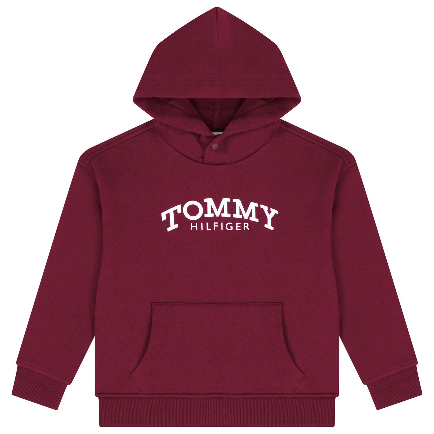 Boys Red Logo Hooded Top, 3, hi-res