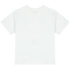 White Teddy Bear Logo T-Shirt, 5, hi-res