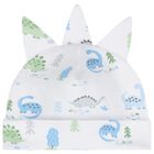 Baby Boys White & Blue Dinosaur Era Hat, 1, hi-res