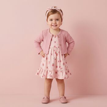 Baby Girls Pink Dress Set