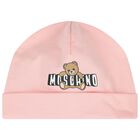 Baby Girls Pink Teddy Bear Logo Babygrow Gift Set, 5, hi-res