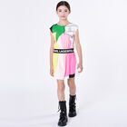 Girls Multi-Coloured Choupette Dress, 1, hi-res