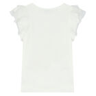 Girls Ivory Floral T-Shirt, 3, hi-res