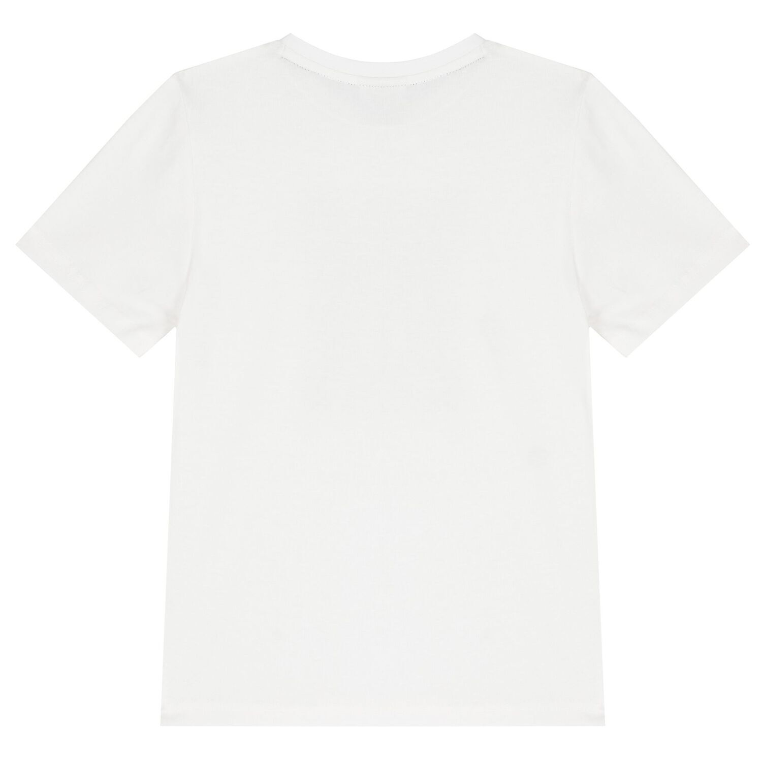 Boys White Logo T-Shirt, 1, hi-res