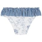 Girls Navy Blue & White Bikini, 1, hi-res