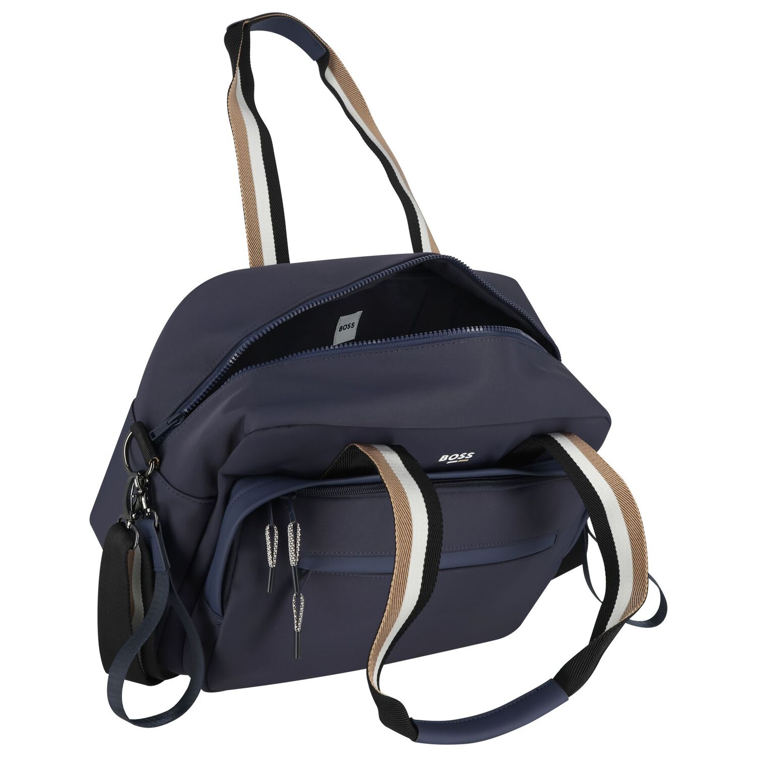 Navy Blue Logo Baby Changing Bag, 1, hi-res