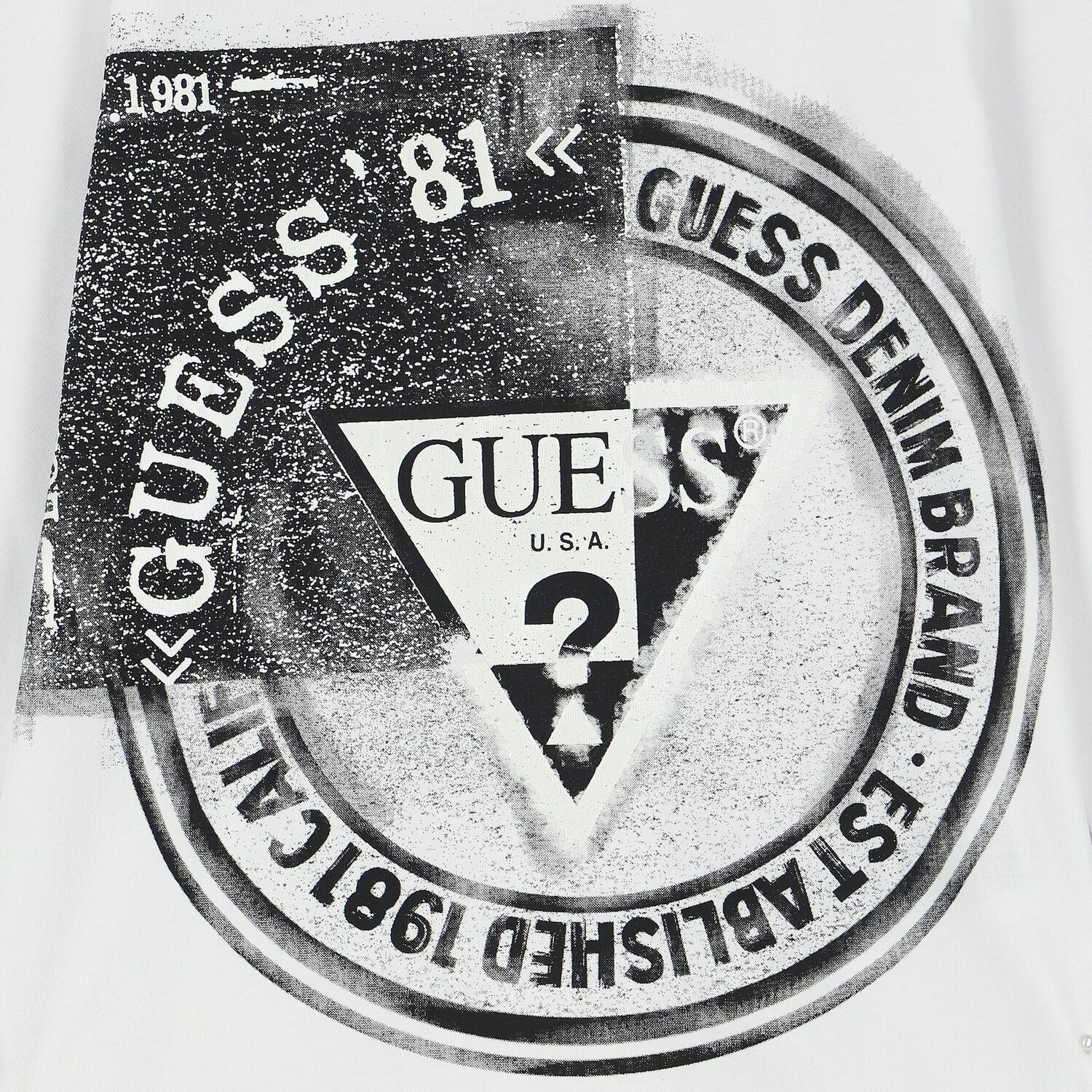 Boys White Logo Long Sleeve Top, 2, hi-res image number null