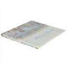 Baby Boys Ivory & Blue Carousel Swaddle Blanket, 1, hi-res