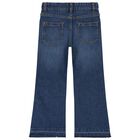 Girls Blue Logo Jeans, 1, hi-res