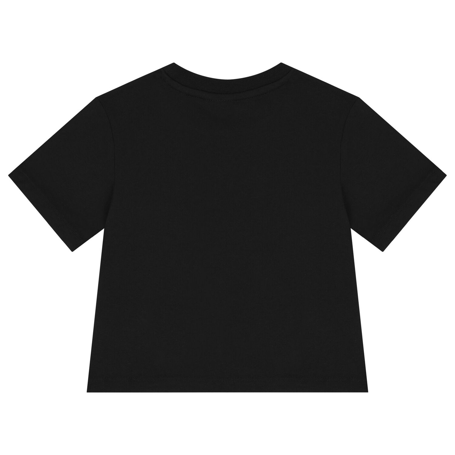 Girls Black Logo Sequin T-Shirt, 2, hi-res