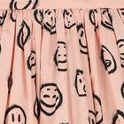 Girls Pink Smiley Print Skirt, 1, hi-res