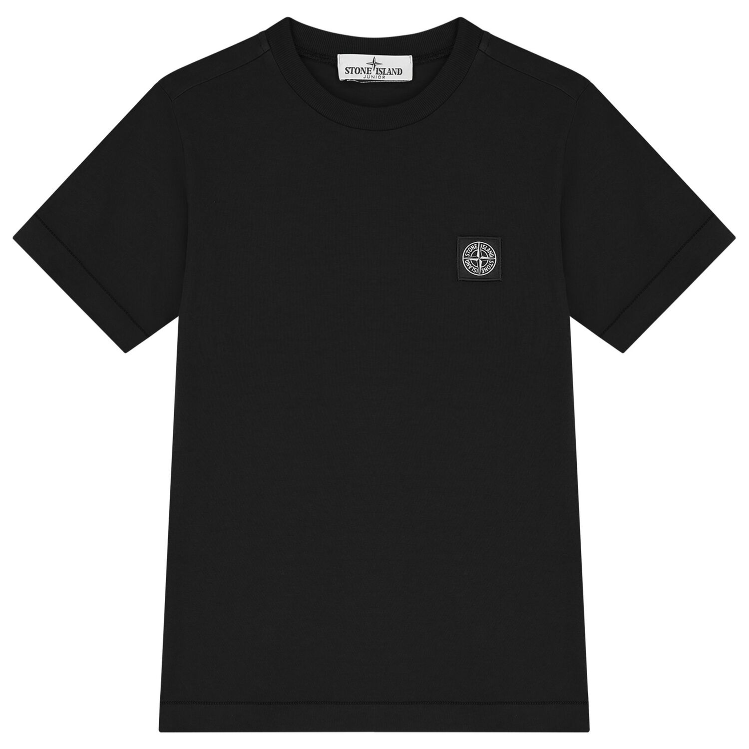 Boys Black Logo T-Shirt, 5, hi-res image number null