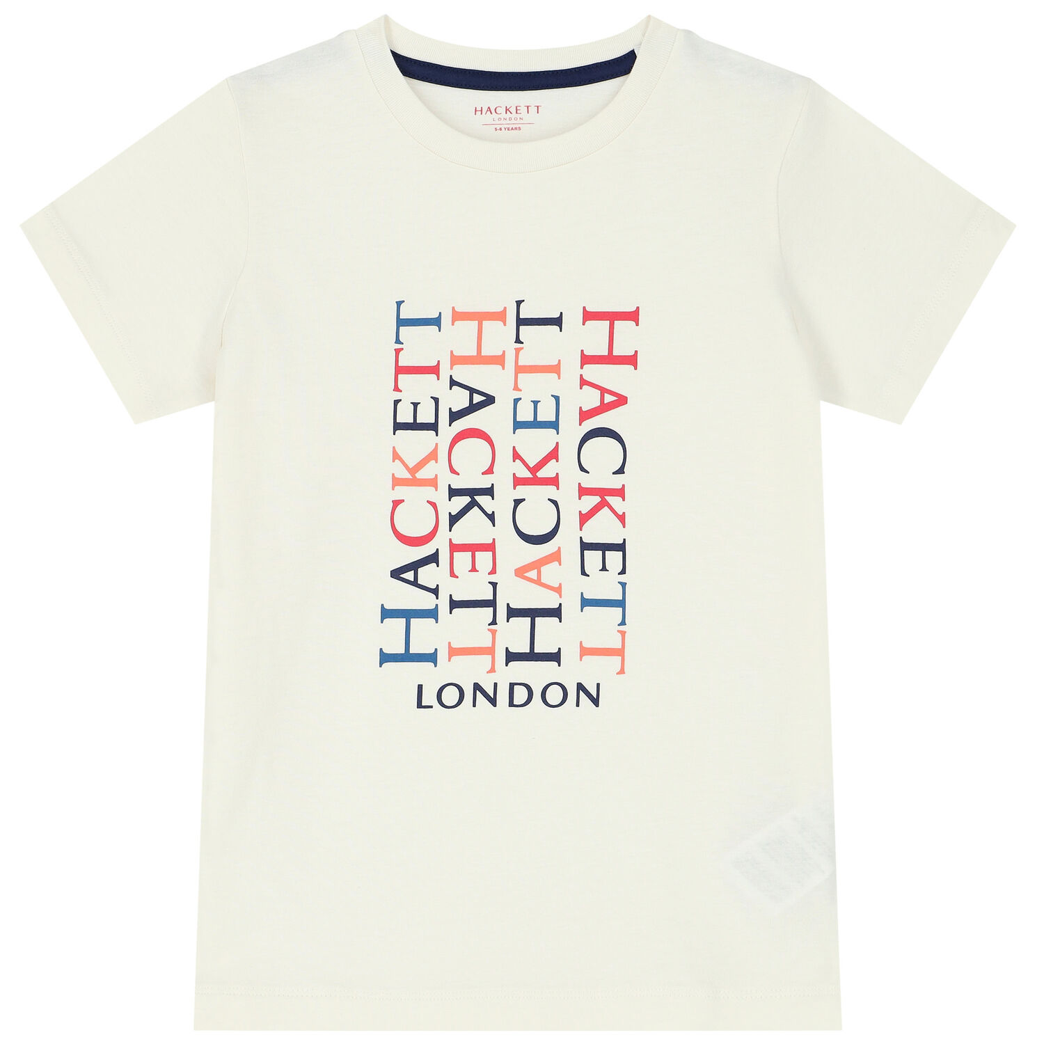 Boys Ivory Logo T-Shirt, 1, hi-res