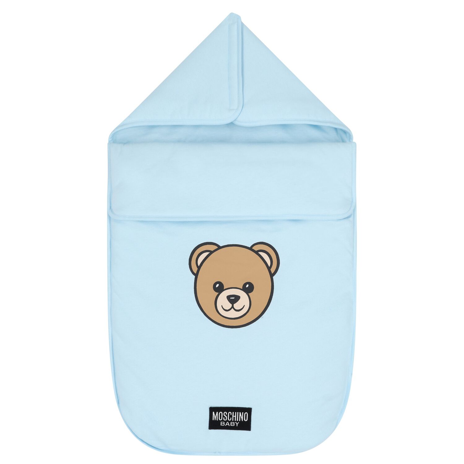 Blue Teddy Bear Logo Baby Nest, 2, hi-res