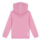 Girls Pink Trolls Logo Hooded Top, 2, hi-res