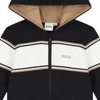 Baby Boys Black Logo Tracksuit, 1, hi-res