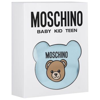 Blue Teddy Bear Logo Babygrow Gift Set