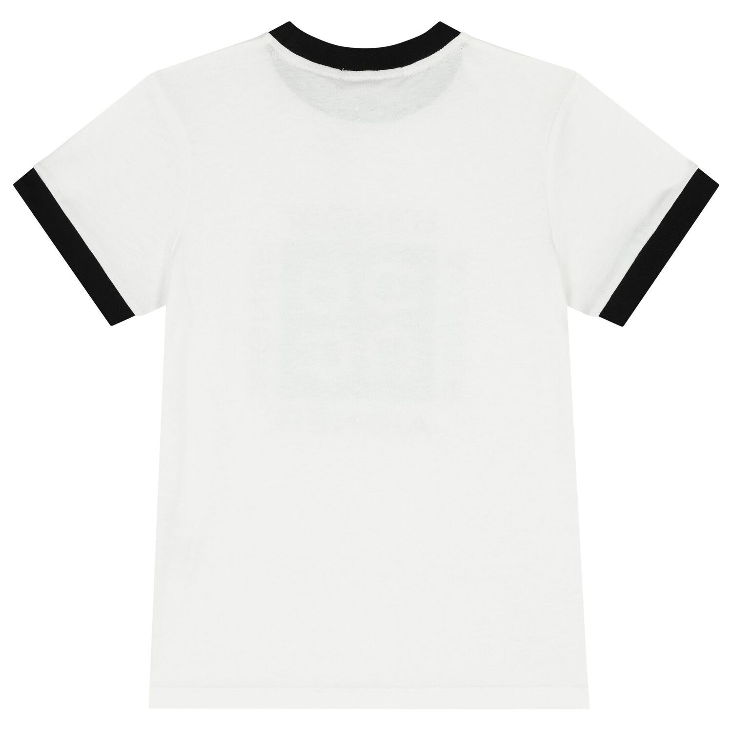 Boys White & Black Logo T-Shirt, 1, hi-res