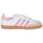 Girls White & Pink Samba OG Trainers, 1, hi-res