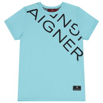 Boys Blue Logo T-Shirt