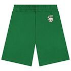 Boys Green Dice Logo Shorts, 1, hi-res