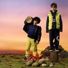 Boys Blue Logo Hooded Top, 1, hi-res