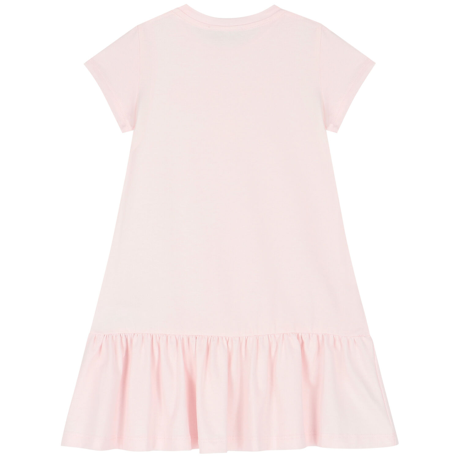 Girls Pink Logo Dress, 1, hi-res