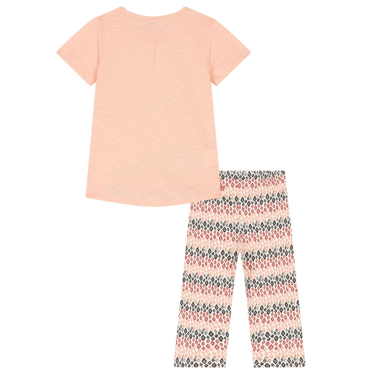 Girls Pink & Ivory Leggings Set, 1, hi-res