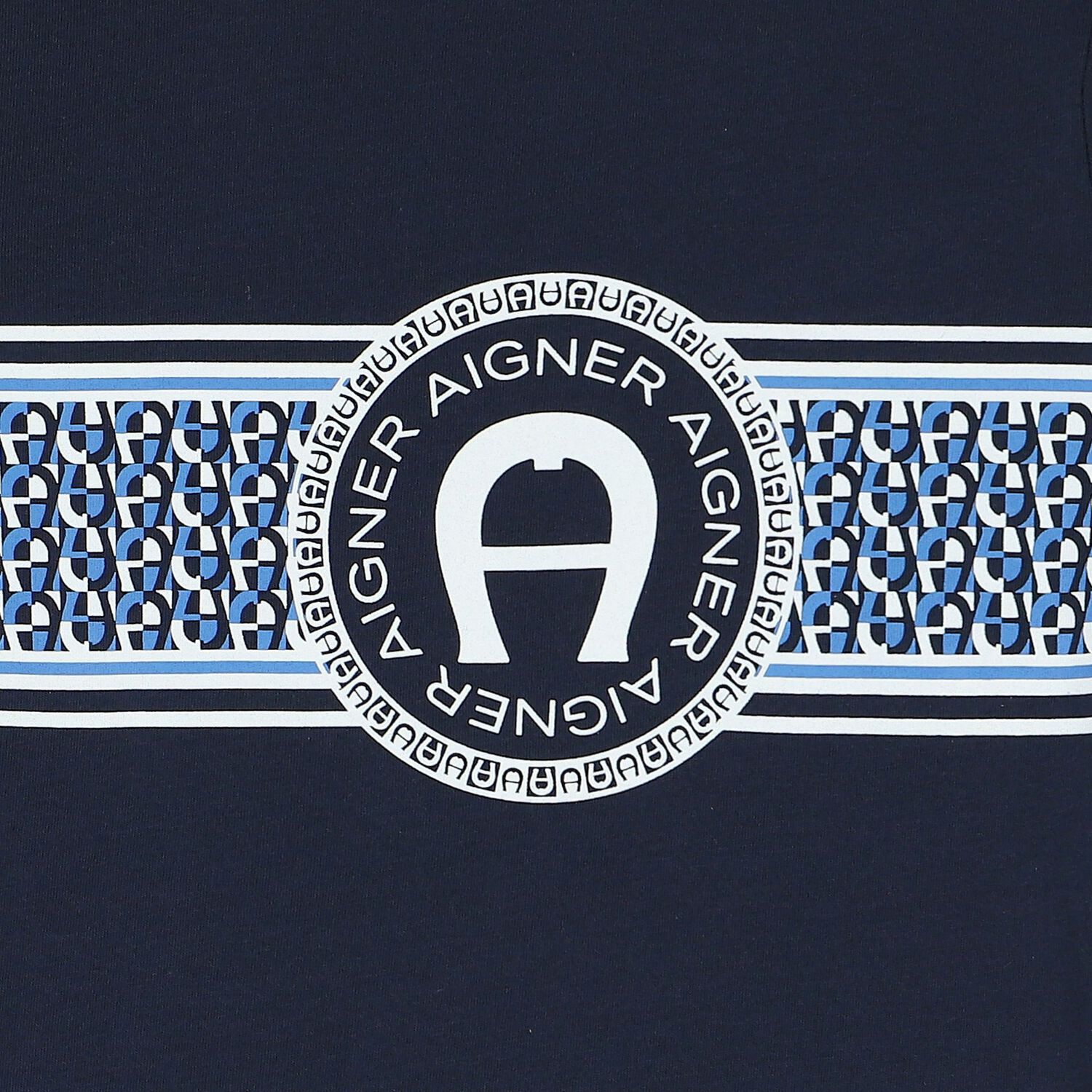 Boys Navy Blue Logo T-Shirt, 2, hi-res