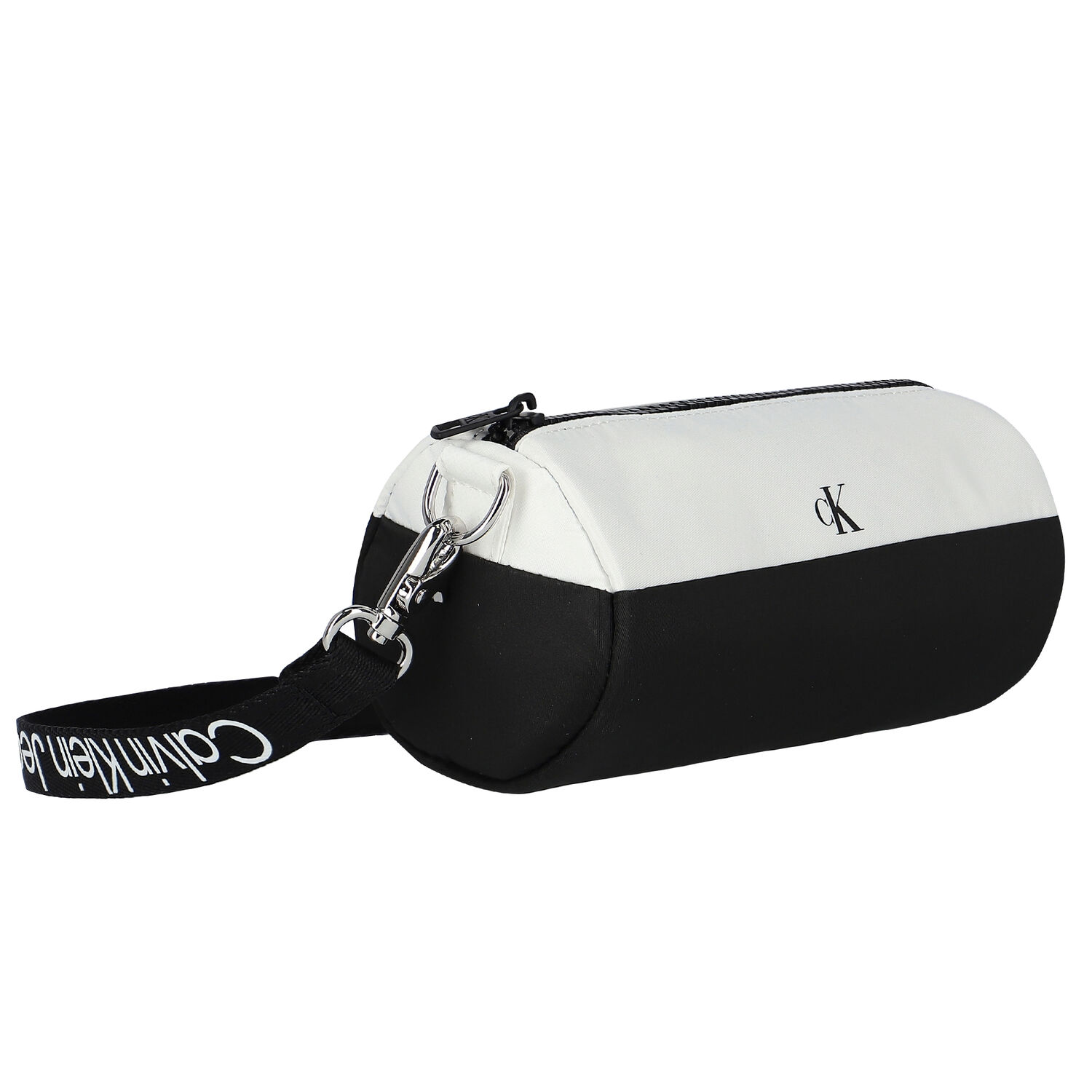 White & Black Logo Bag, 1, hi-res