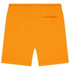 Boys White & Orange Short Set, 1, hi-res